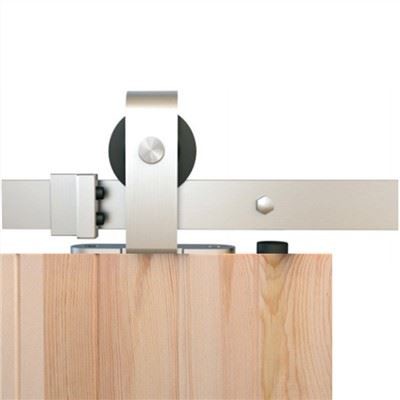 Satin Nickel Barn Dörr Kits